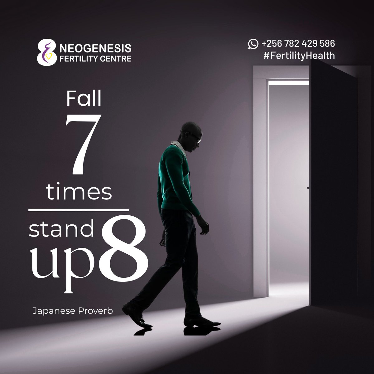 “Fall seven times, stand up eight.” – Japanese Proverb

Fertility journeys aren’t linear. At Neogenesis Fertility Centre, we stand with you through every rise and every fall.

Resilience is hope in motion. 💚

#NeogenesisFertilityCentre #StandUpEight #FertilityAwareness #Hope