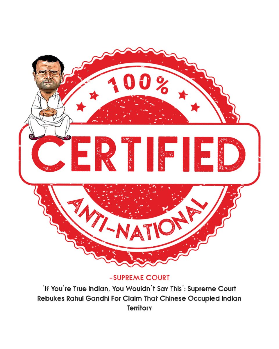 BJP4Maharashtra's tweet photo. 100% Certified Anti- National

#ShameOnCongress https://t.co/msX2oatV20