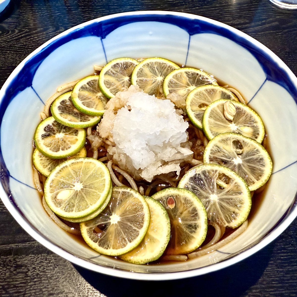 すだち蕎麦がいつでも食べられるという幸せを噛み締めています