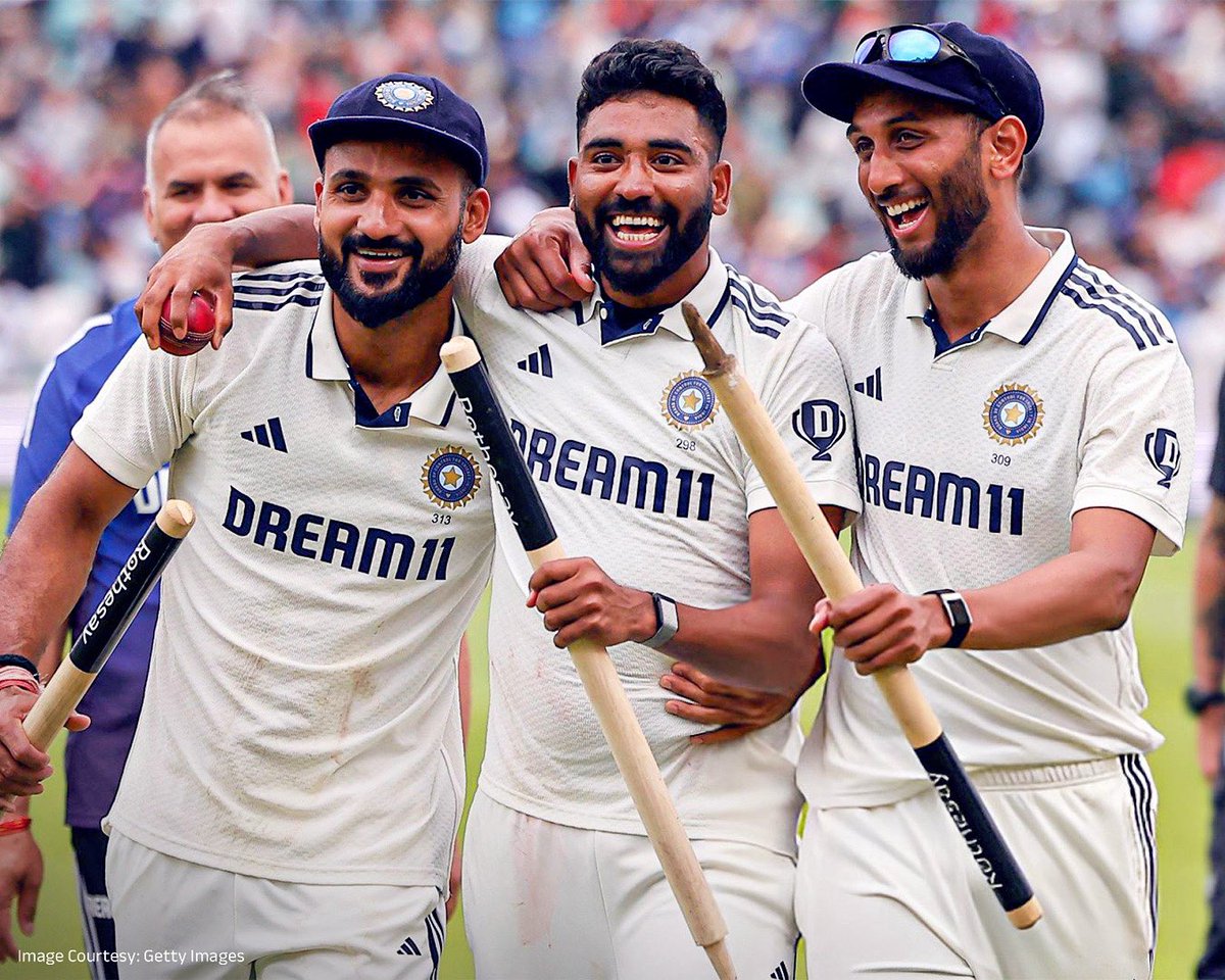 ishqsufiyana00's tweet image. The destroyer trio of English batting line up.
#AkashDeep #MDSiraj #Prasidhkrishna