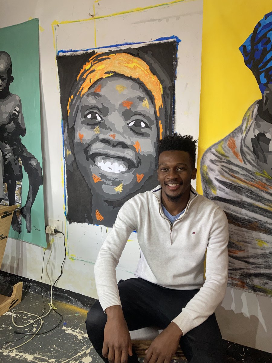 Title: Smile
Medium: Acrylic &amp; Pastels on canvas
Dimensions: 105 x 75
*AVAILABLE*