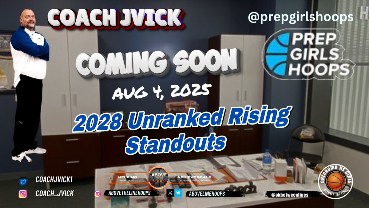 Coming up Next.   Back in the office working on next articles.  Checking out five 2028 unranked players according to last rankings that had outstanding  summer season and could be on the rise.  Dropping late this evening  <a href="/PGHOklahoma/">Prep Girls Hoops Oklahoma</a> <a href="/PrepGirlsHoops/">Prep Girls Hoops 🏀</a> <a href="/abovelinehoops/">Abovethelinehoops</a>