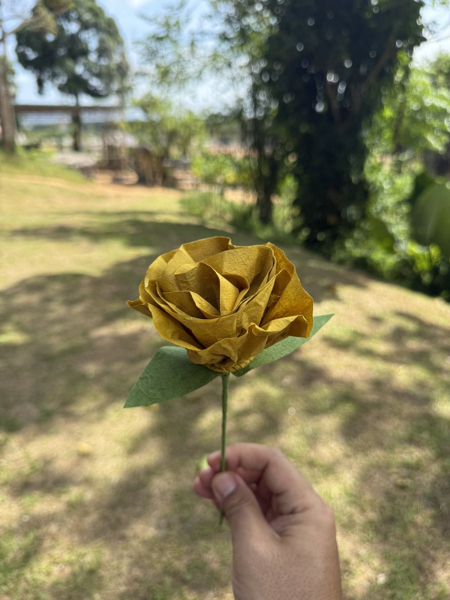 ดอกไม้จากขี้ช้าง ลองดมดูมั้ย หอมนะ 😄