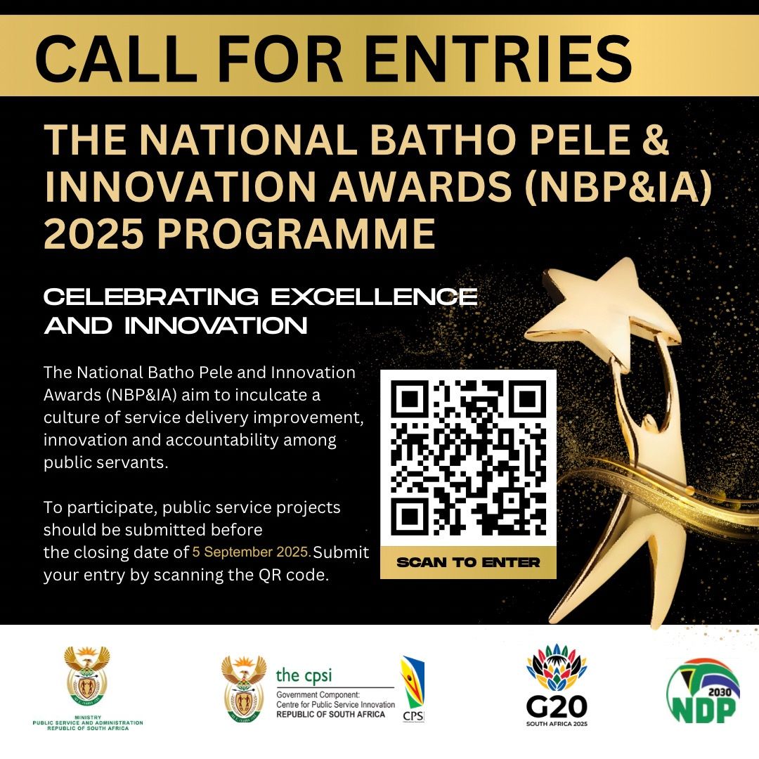 CPSI South Africa (@cpsi_sa) on Twitter photo Enter your innovation solutions that solving service delivery challenges!
#NBPIAwards2025 <a href="/WesternCapeGov/">Western Cape Gov</a> <a href="/GautengProvince/">Gauteng Provincial Gov</a> <a href="/fsgov/">FS Government</a> <a href="/NorthernCapeGov/">NCPG</a> <a href="/kzngov/">KZN Provincial Gov</a> <a href="/NWPGOV/">NWPG</a> <a href="/MpumalangaGov/">Mpumalanga Provincial Government</a> <a href="/OtpLimpopo/">Limpopo Provincial Government</a> <a href="/EASTERNCAPEGOV/">Eastern Cape Provincial Government</a> Enter your innovation solutions that solving service delivery challenges!
#NBPIAwards2025 <a href="/WesternCapeGov/">Western Cape Gov</a> <a href="/GautengProvince/">Gauteng Provincial Gov</a> <a href="/fsgov/">FS Government</a> <a href="/NorthernCapeGov/">NCPG</a> <a href="/kzngov/">KZN Provincial Gov</a> <a href="/NWPGOV/">NWPG</a> <a href="/MpumalangaGov/">Mpumalanga Provincial Government</a> <a href="/OtpLimpopo/">Limpopo Provincial Government</a> <a href="/EASTERNCAPEGOV/">Eastern Cape Provincial Government</a>