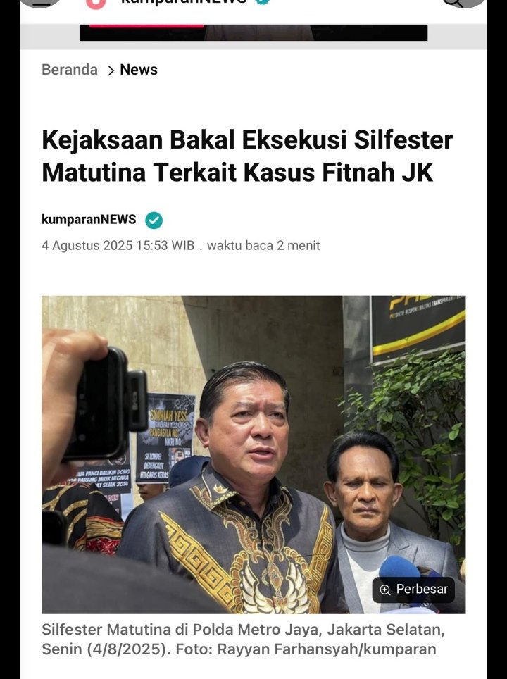 HUKUM MILIK PENGUASA (@hukumdan) on Twitter photo Tolol Lu <a href="/erickthohir/">Erick Thohir</a>
malah di jadiin komisaris. Sotoy
Penjarakan segera cuk <a href="/KejaksaanRI/">Kejaksaan RI</a> Tolol Lu <a href="/erickthohir/">Erick Thohir</a>
malah di jadiin komisaris. Sotoy
Penjarakan segera cuk <a href="/KejaksaanRI/">Kejaksaan RI</a>