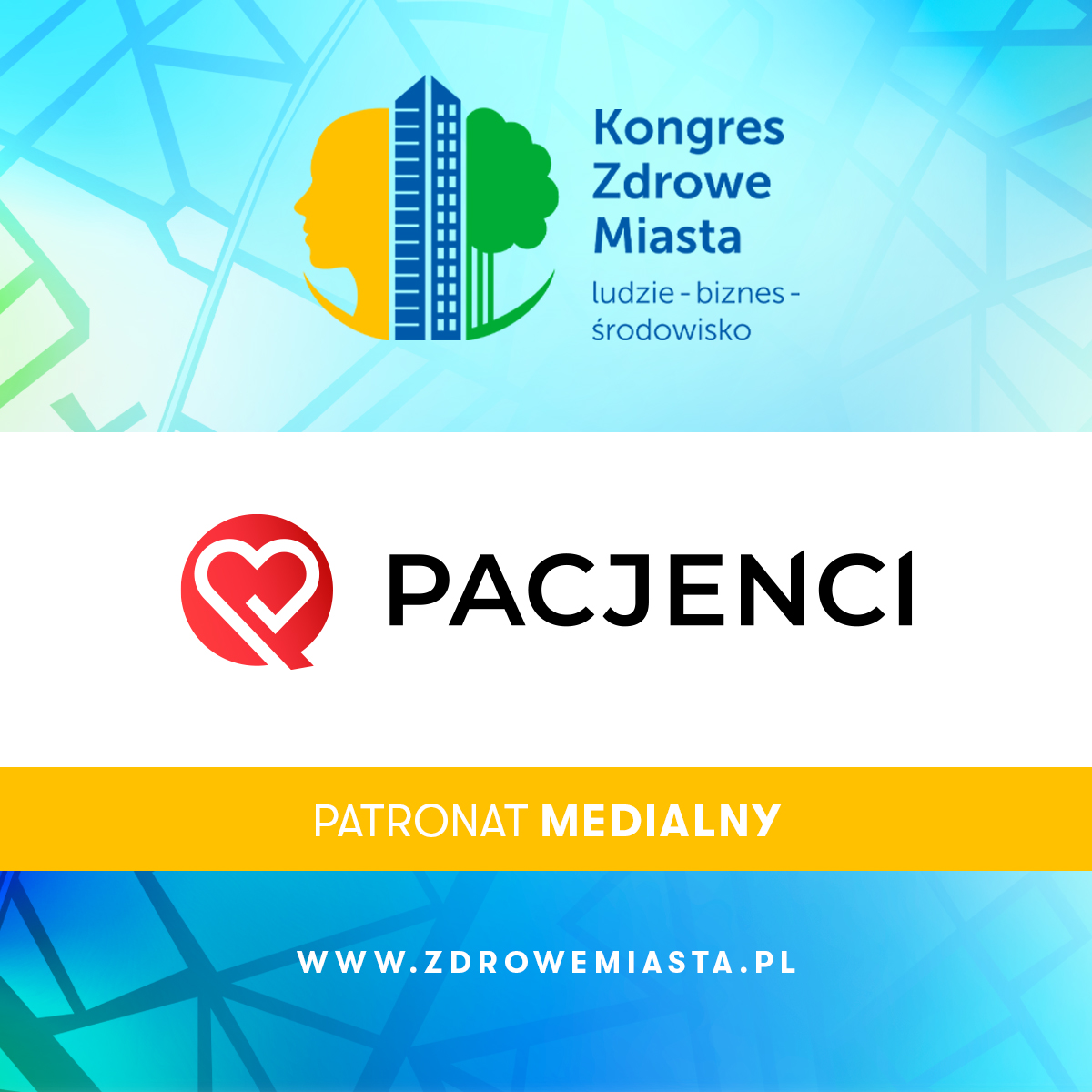 Zdrowe Miasta to przede wszystkim zdrowi mieszkańcy, a aby takimi byli, powinni dbać o rzetelne źródła wiedzy i odpowiednią edukację zdrowotną 🩺 O to właśnie troszczą się dziennikarze i eksperci <a href="/PortalPacjenci/">Pacjenci</a> – jednego z Patronów Medialnych zbliżającego się wydarzenia 🤝

🗣️