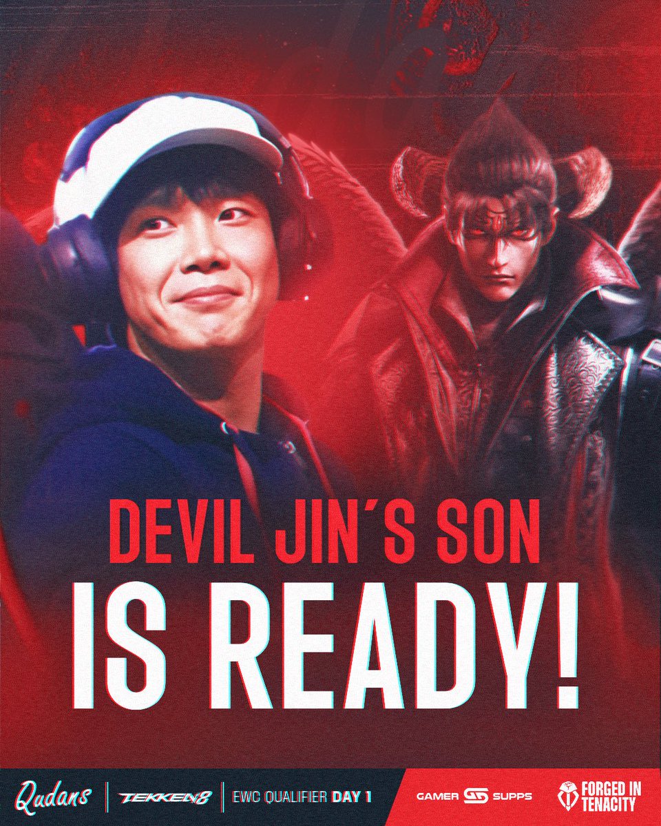 Z10esports's tweet photo. THE TIME IS NOW! ✨

This week, @qudans1987 will face his last chance to qualify to #EWC2025 through the #EWC Last Chance Qualifier!

The countdown begins, the fingers are being crossed - time for the final push!

#EWCNews #Z10EWC #Qudans #TEKKEN8 https://t.co/A4af35cd3i