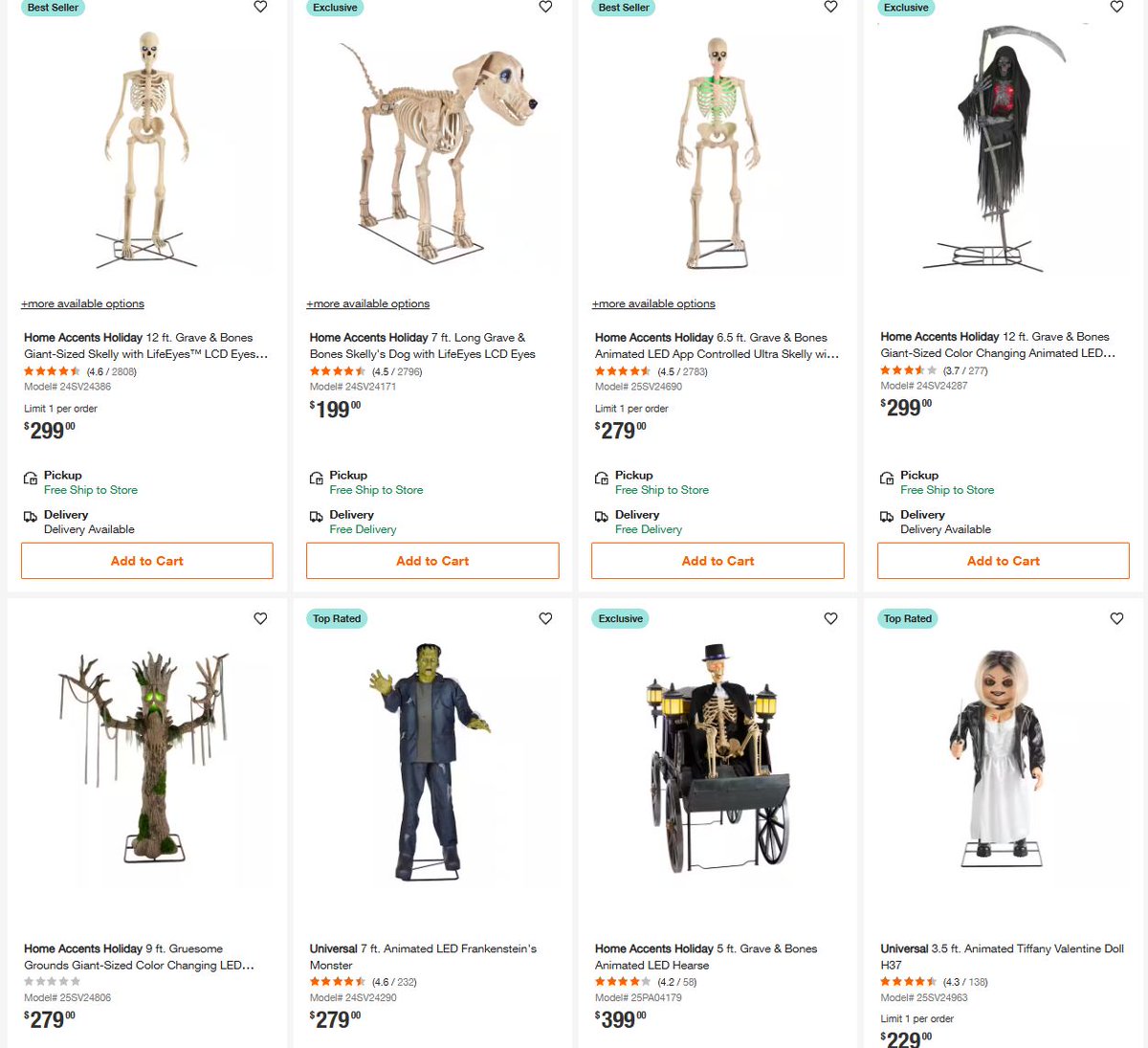 Wario64's tweet image. Home Depot Halloween Collection up for order buff.ly/Wlb8rdv #ad