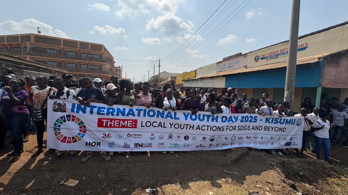 jijengeyouthorg's tweet image. Jijenge Youth Organization joined Kisumu stakeholders in celebrating International Youth Day 2025, taking action through a community clean-up to spotlight how young people are advancing the SDGs from the ground up.
#IYD2025 #YouthForSDGs #CleanupDrive