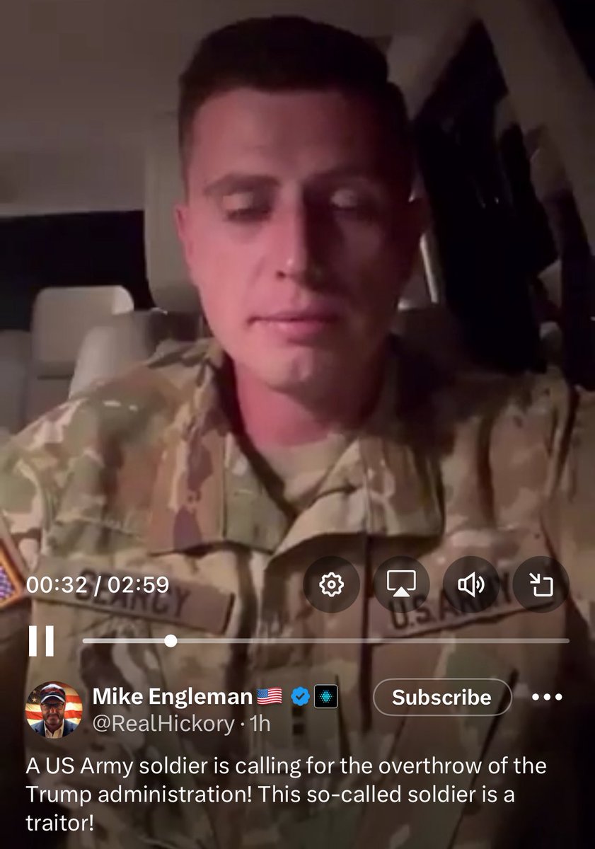 Citizen (@jeffgunson74358) on Twitter photo <a href="/RealHickory/">Mike Engleman🇺🇲</a> <a href="/SecDef/">Secretary of Defense Pete Hegseth</a> He has rights as a citizen but not in a trusted government role. This applies to him.
Jeff
USAF Ret
🚨 BREAKING: Pete Hegseth has reportedly stripped General Mark Milley’s security clearance and called for his demotion over alleged treasonous actions.
Do you support holding <a href="/RealHickory/">Mike Engleman🇺🇲</a> <a href="/SecDef/">Secretary of Defense Pete Hegseth</a> He has rights as a citizen but not in a trusted government role. This applies to him.
Jeff
USAF Ret
🚨 BREAKING: Pete Hegseth has reportedly stripped General Mark Milley’s security clearance and called for his demotion over alleged treasonous actions.
Do you support holding