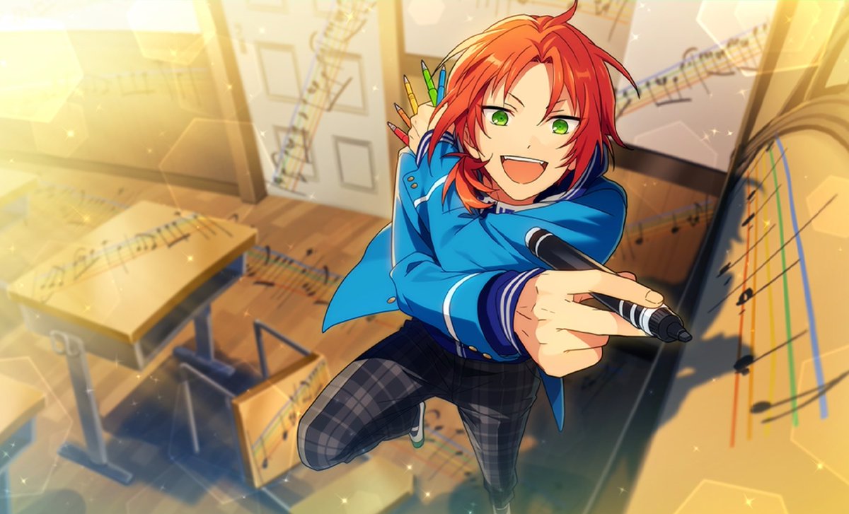 口開けてニコニコ笑ってるレオくん可愛すぎる🤦🏻‍♀️🧡 作曲の天才で