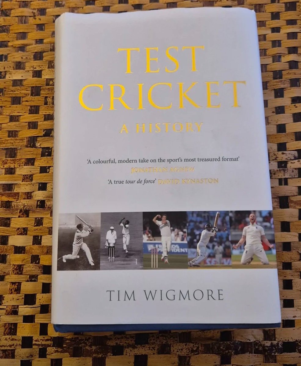 Joey D'Urso (@josephmdurso) on Twitter photo Picked a good weekend to finish this new book by <a href="/timwig/">Tim Wigmore</a>
I'm not really a cricket history buff but I tore through this. Puts the modern game in context. Absolutely loved it. Picked a good weekend to finish this new book by <a href="/timwig/">Tim Wigmore</a>
I'm not really a cricket history buff but I tore through this. Puts the modern game in context. Absolutely loved it.