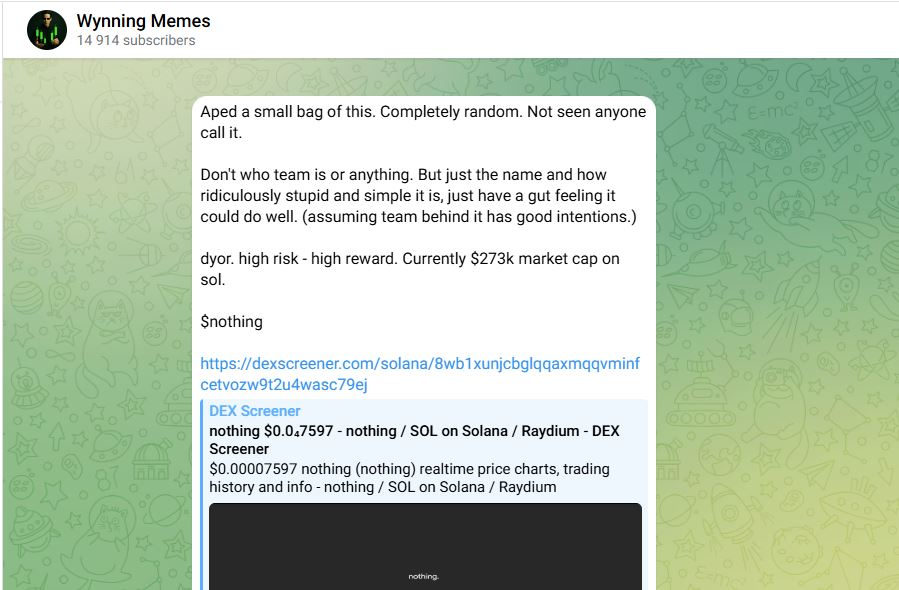 Even James Wynn himself have aped $nothing on his bag, lol.