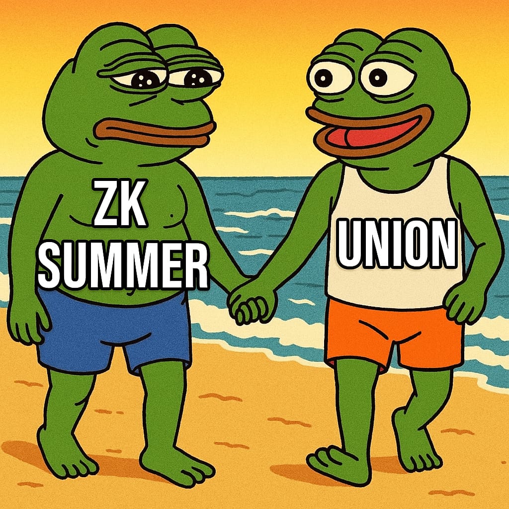 zkSummer’s heating up, and <a href="/union_build/">Union</a> is the coolest infra on the block. ❄️🌞
Not just bridging — orchestrating chains with seamless UX.

Modular, abstracted, unstoppable.
This is how Web3 scales.

#zkSummer #UNION #ModularInfra #ChainCoordination