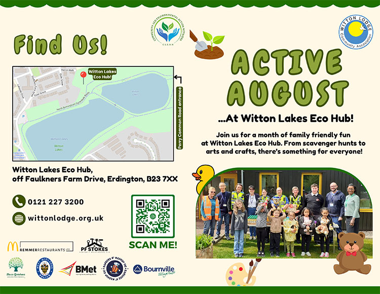 ErdingtonLocal (@erdingtonlocal) on Twitter photo COMMUNITY ANCHORS: Dig into family fun this Active August at Witton Lakes Eco Hub
On your marks, get set and go go go and enjoy an Active August at Witton Lakes Eco Hub!
Our action-packed schedule of fun family-friendly activities means there something for everyone to savour, COMMUNITY ANCHORS: Dig into family fun this Active August at Witton Lakes Eco Hub
On your marks, get set and go go go and enjoy an Active August at Witton Lakes Eco Hub!
Our action-packed schedule of fun family-friendly activities means there something for everyone to savour,