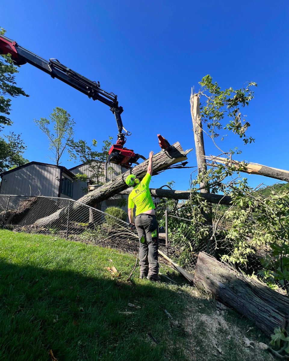 BluestoneTree's tweet image. Who knew that chainsaws could play hard to get? 😅
We handle tricky jobs safely every time. 🌳🪚

#BluestoneTree #TreeCareExperts #ChainsawChallenges #BloomingtonIN #SafetyFirst