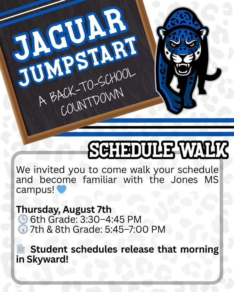We can't wait to see our Jags back on campus for schedule walk! 💙🐾

#GoJags #ProsperProud
