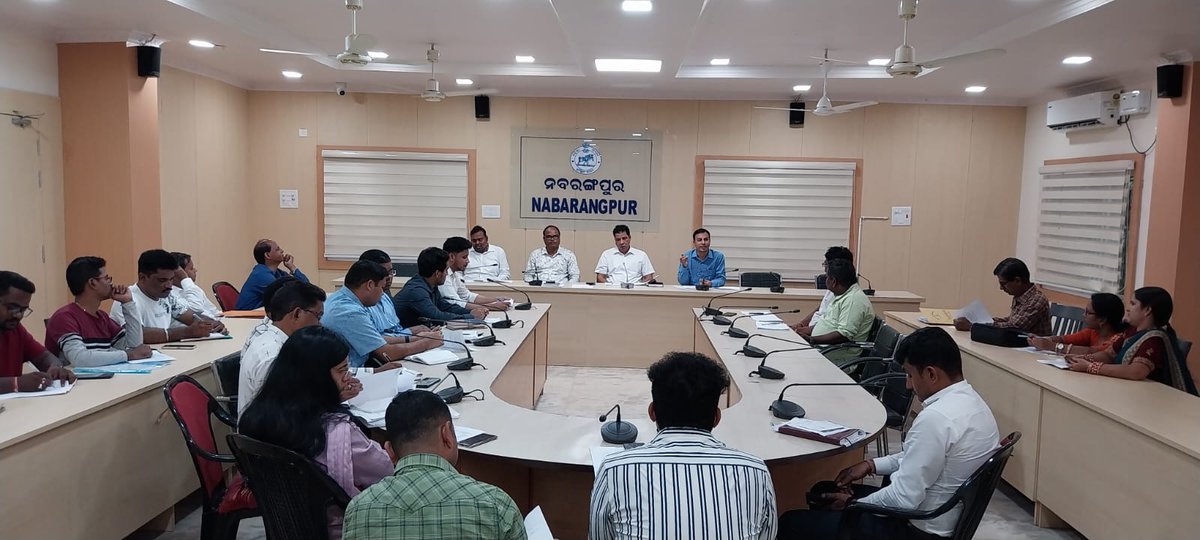 Collector Nabarangpur (@dmnabarangpur) on Twitter photo Conducted a meeting with all political parties at the Collectorate in connection with rationalization of Polling Stations to create new polling stations which caters more electors and on natural barrier criteria as per ECI guidelines. <a href="/OdishaCeo/">CEO Odisha</a> <a href="/ECISVEEP/">Election Commission of India</a> Conducted a meeting with all political parties at the Collectorate in connection with rationalization of Polling Stations to create new polling stations which caters more electors and on natural barrier criteria as per ECI guidelines. <a href="/OdishaCeo/">CEO Odisha</a> <a href="/ECISVEEP/">Election Commission of India</a>
