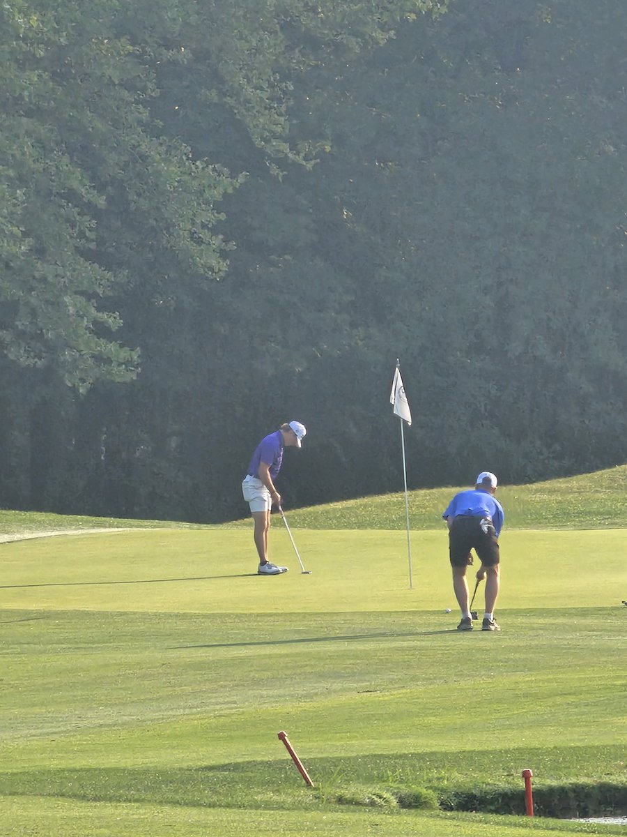 Liam, Austin, and Quinn let it rip at Amherst Invite on the beautiful Oberlin GC.