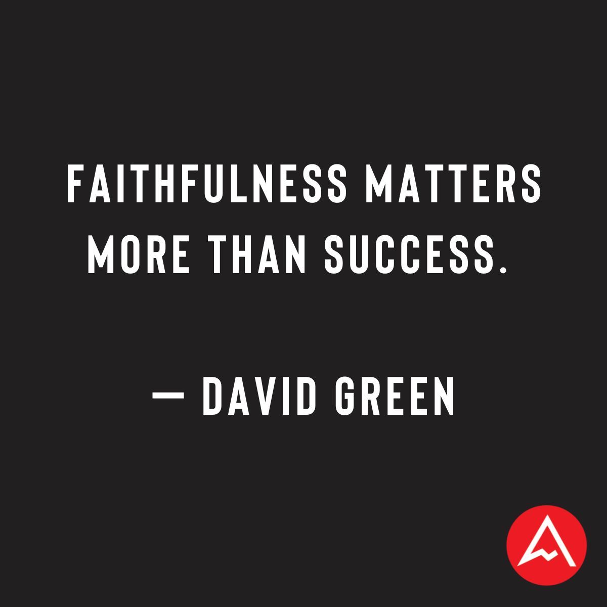 thesteveburnett's tweet image. "Faithfulness matters more than success." — David Green

It’s not just about building big businesses—it’s about building businesses that honor people, values, and purpose.

#Leadership #ChristianLeadership #Stewardship #BusinessGrowth #Entrepreneurship