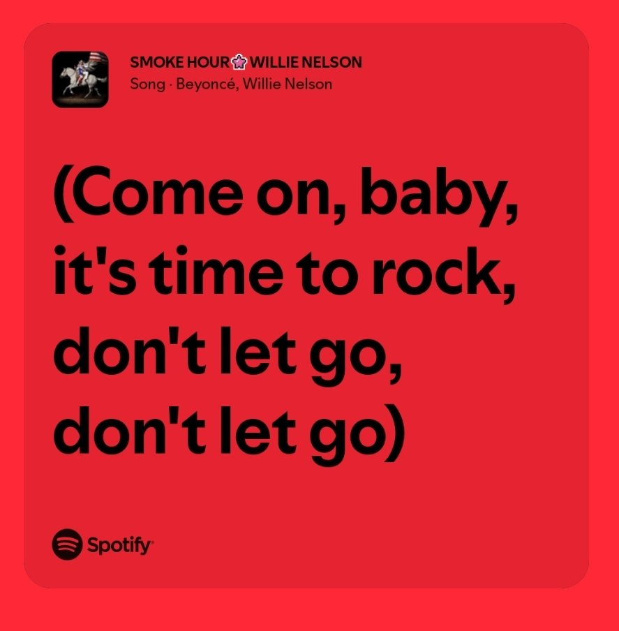 🚨GUYS 👀

The Smoke [Hour 9:04PM]

SMOKE HOUR, Cowboy Carter
'Come on, baby, it's time to rock' 🎸🔥