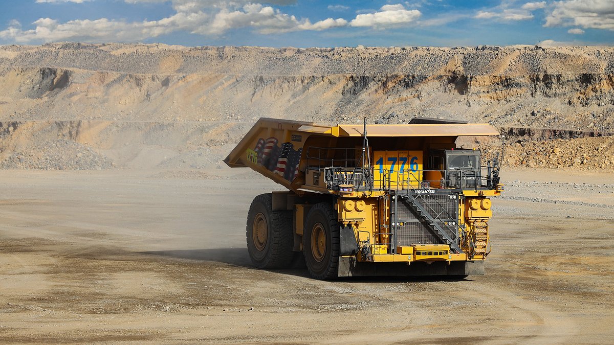 Barrick (@barrickgold) on Twitter photo .<a href="/NevadaGoldMines/">Nevada Gold Mines</a> & Komatsu launch first autonomous haulage partnership in the U.S.
β
FrontRunner AHS automating 300 & 230 tonne haul trucks
β
Enhanced workplace safety
β
5G network support from Sedna & Nokia
β
First implementation for both companies in the U.S.
π° Nevada .<a href="/NevadaGoldMines/">Nevada Gold Mines</a> & Komatsu launch first autonomous haulage partnership in the U.S.
β
FrontRunner AHS automating 300 & 230 tonne haul trucks
β
Enhanced workplace safety
β
5G network support from Sedna & Nokia
β
First implementation for both companies in the U.S.
π° Nevada