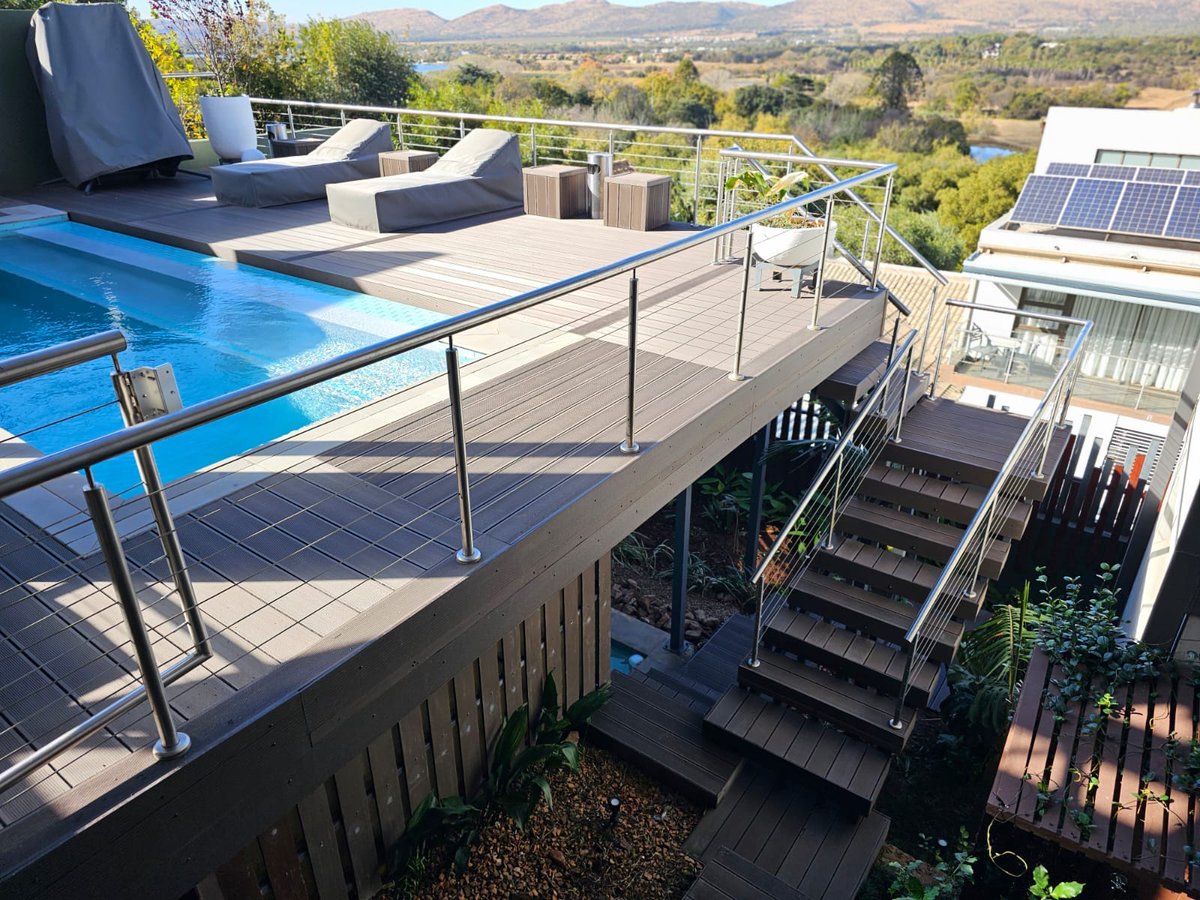 DesignAPretoria's tweet image. We Design, Manufacture and Install - Steel, Stainless Steel &amp;amp; Glass Balustrades, Driveway Gates, Fences, Security Doors, Burglar Bars, Decks and much more...