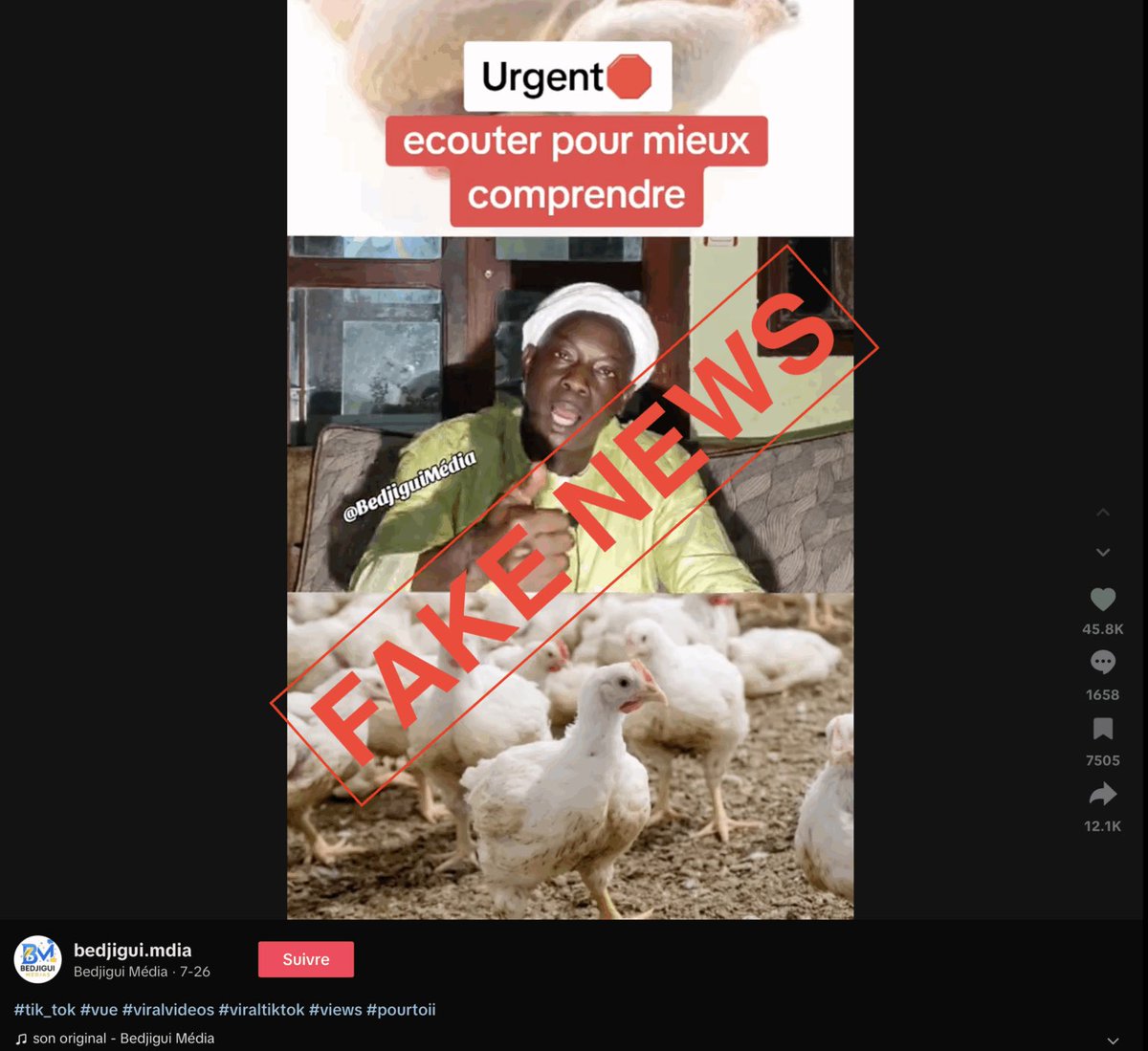 AssoBlogMali's tweet photo. Non, les poulets de chair ne sont pas à l’origine directe du diabète ou du cancer

𝑪𝒍𝒊𝒒𝒖𝒆𝒛 𝒔𝒖𝒓 𝒍𝒆 𝒍𝒊𝒆𝒏 𝒑𝒐𝒖𝒓 𝒍𝒊𝒓𝒆 𝒍'𝒂𝒓𝒕𝒊𝒄𝒍𝒆 𝒄𝒐𝒎𝒑𝒍𝒆𝒕 👇🏽
https://t.co/GcQRfA24GX

#AnKaSègè_Sèguè
#Mara_Ni_Kunafoni
#ABM
#Mali https://t.co/Vf7WE6f8j6