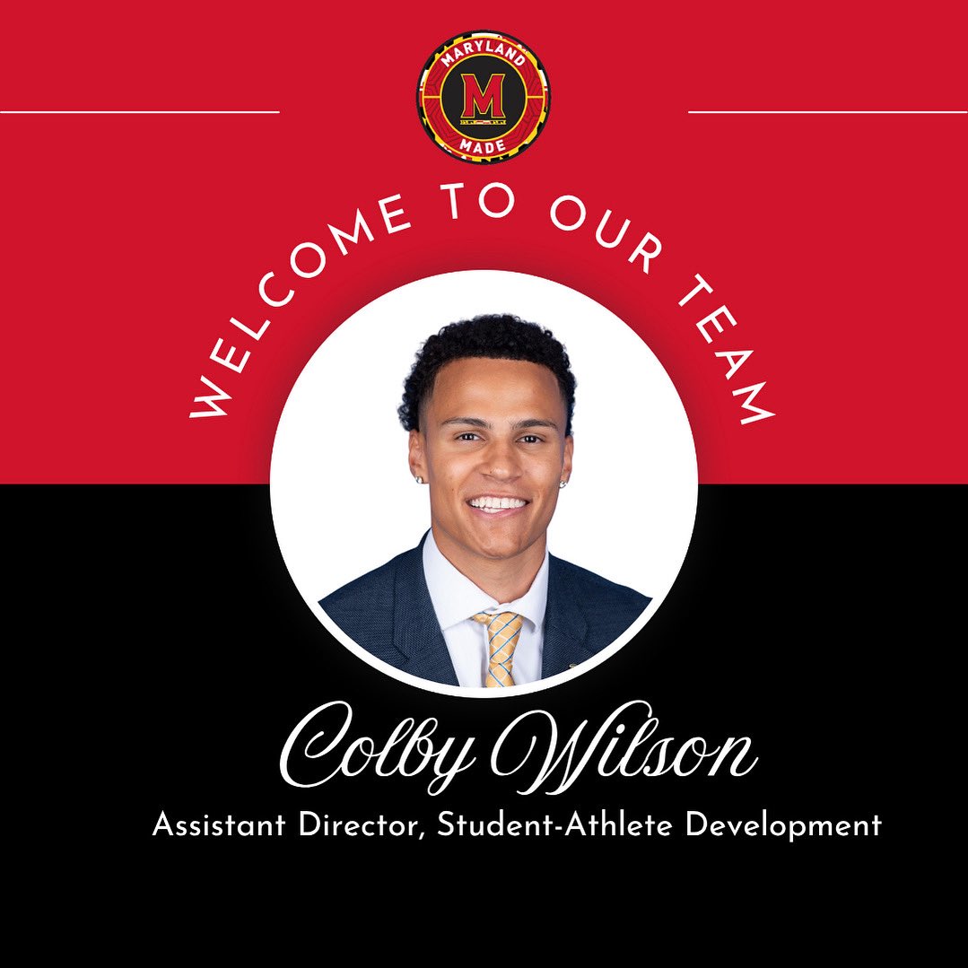 Maryland Made (@mdmadeterps) on Twitter photo 🚨 New Hire Alert! 🚨
Thrilled to welcome Colby Wilson (<a href="/cwilson1502/">Colby Wilson</a>) as our new Asst. Director of Student-Athlete Development! 💼🐢
He’s bringing energy, passion & a bold vision to #MarylandMade. Let’s go, Colby! 🎓🔥
#GoTerps #NewHire #StudentAthleteDevelopment 🚨 New Hire Alert! 🚨
Thrilled to welcome Colby Wilson (<a href="/cwilson1502/">Colby Wilson</a>) as our new Asst. Director of Student-Athlete Development! 💼🐢
He’s bringing energy, passion & a bold vision to #MarylandMade. Let’s go, Colby! 🎓🔥
#GoTerps #NewHire #StudentAthleteDevelopment