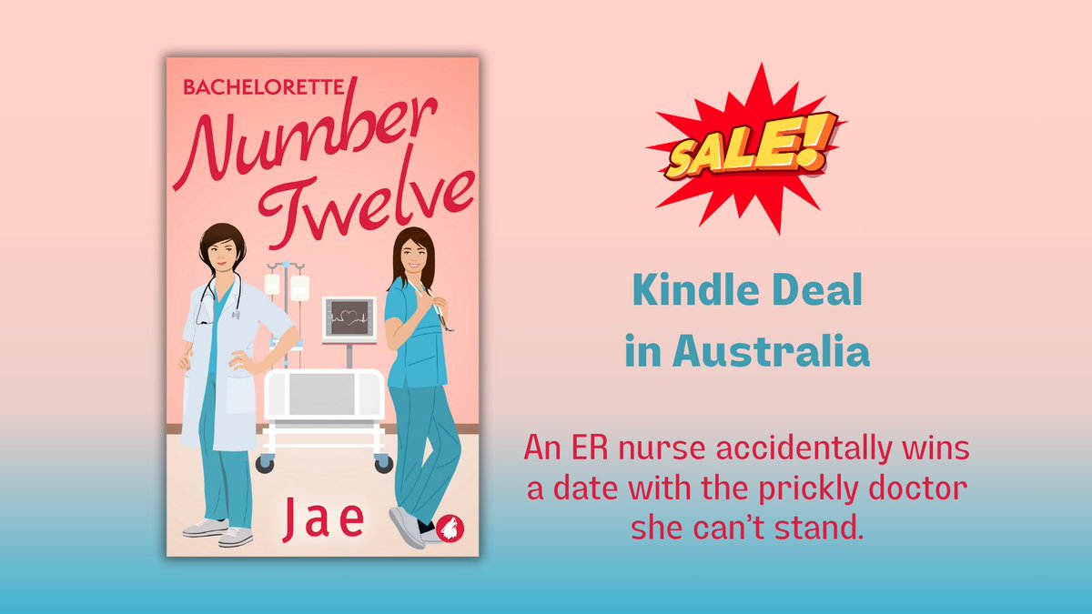 Jae ๐ณ๏ธโ๐ (@jaefiction) on Twitter photo My latest contemporary sapphic romance, Bachelorette Number 12, is a #KindleDeal of the Month in Australia & New Zealand!
Get it at AU $1.49 for a limited time!
amazon.com.au/Bachelorette-Nโฆ
It's an enemies-to-lovers romance between a warmhearted nurse and a prickly ER doctor. My latest contemporary sapphic romance, Bachelorette Number 12, is a #KindleDeal of the Month in Australia & New Zealand!
Get it at AU $1.49 for a limited time!
amazon.com.au/Bachelorette-Nโฆ
It's an enemies-to-lovers romance between a warmhearted nurse and a prickly ER doctor.