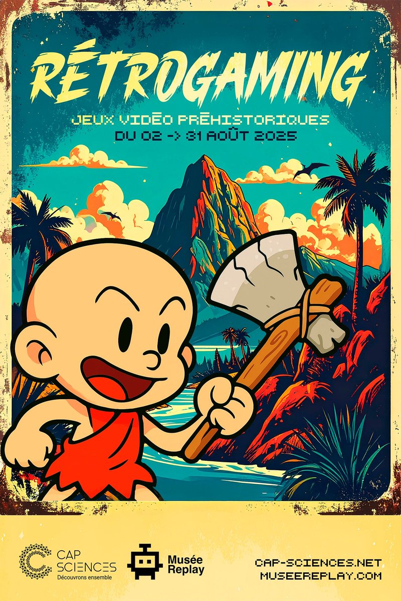 Florent Gorges (@florentgorgesfr) on Twitter photo Si vous habitez ou êtes en vacances du côté de Bordeaux pendant tout le mois d'août, passez voir l'expo "Jeux Vidéo Préhistoriques" des copains du <a href="/MuseeReplay/">Musée Replay</a> ! Si vous habitez ou êtes en vacances du côté de Bordeaux pendant tout le mois d'août, passez voir l'expo "Jeux Vidéo Préhistoriques" des copains du <a href="/MuseeReplay/">Musée Replay</a> !
