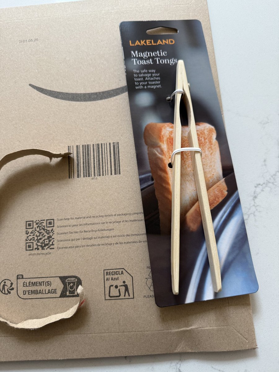 Thank god we live in a world where I can get magnetic toast tongs delivered overnight.