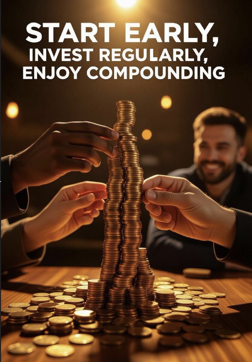 MoneyBuddy_'s tweet image. I have seen many friends who kept waiting for:
- Enough money to invest
- Right time to invest
- Bottom of the dip to invest.

Unfortunately, that time never came for them.

Better to:

✅Start early 
✅Invest regularly
✅Enjoy Compounding

#StockMarket #Compounding