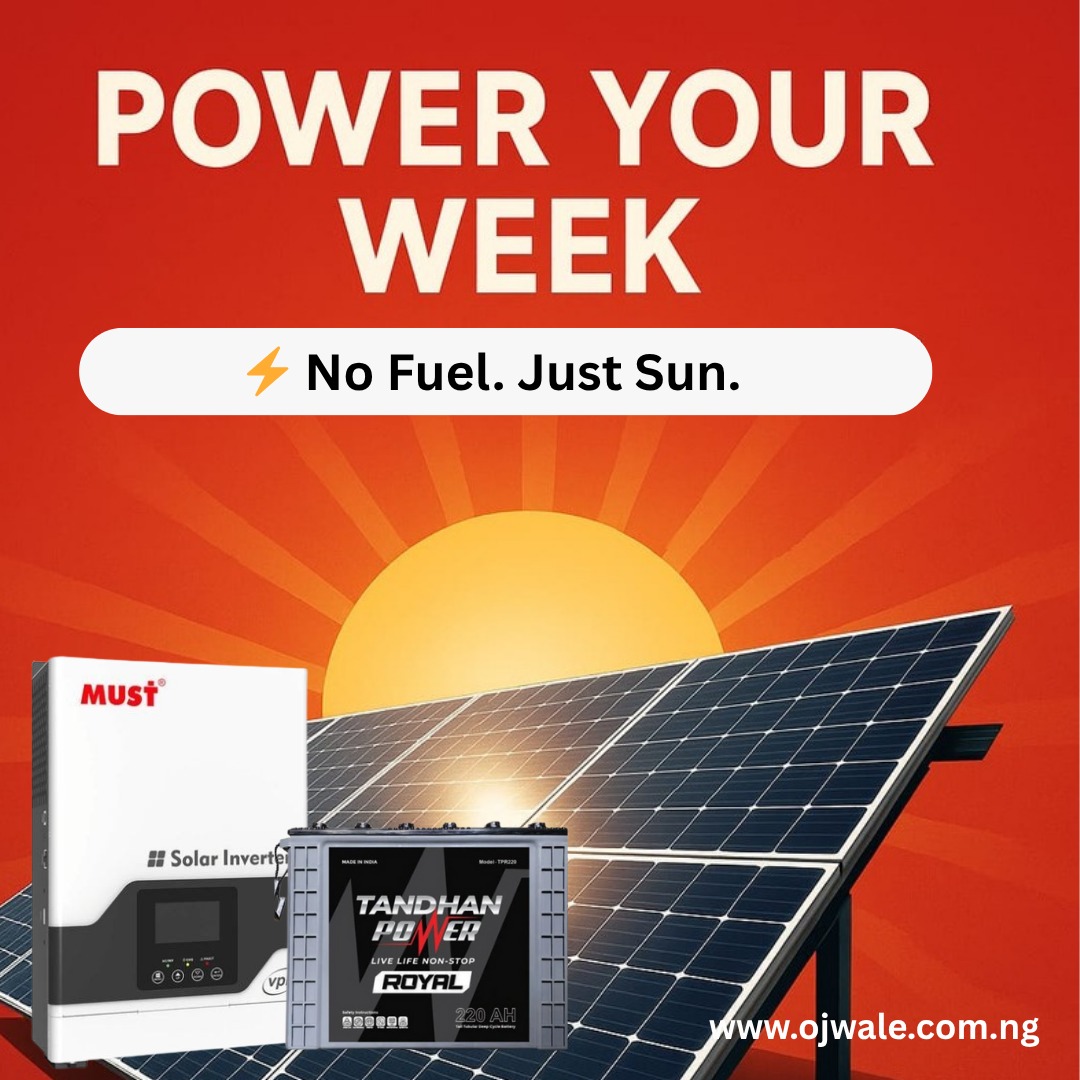 Ojwale_solar's tweet photo. Solar Today, Savings Tomorrow.
#monday #mondaymotivation #solarpanelsinstallation #lagosnigeria https://t.co/y96VKan1DH