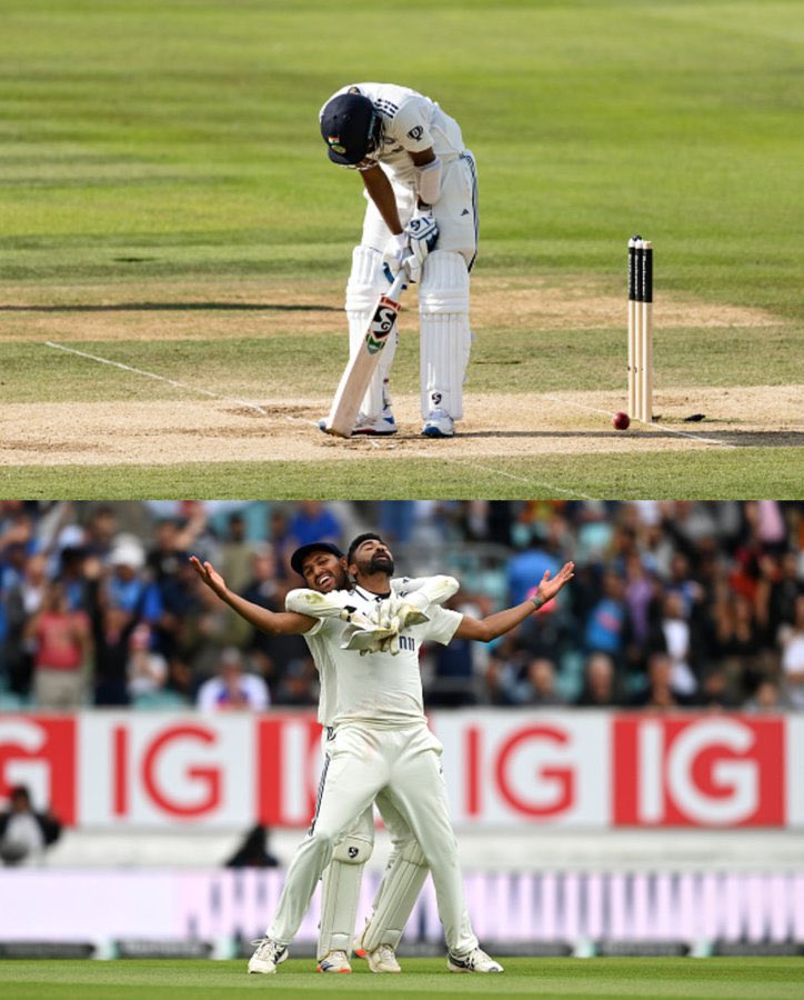 THE LORDS GRIEF TO OVAL REDEMPTION.  SIRAJ, TAKE A BOW 🇮🇳🫡
#INDvsENG #INDvsEND