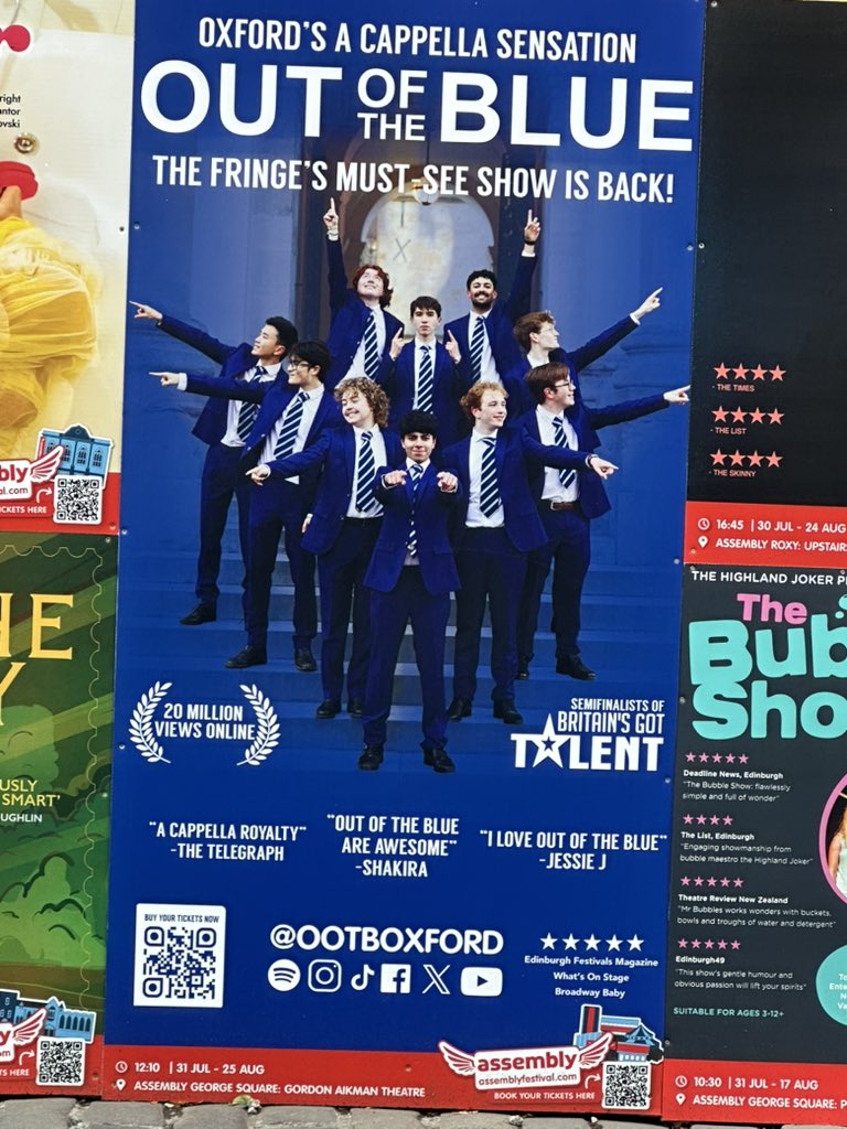 Then for some Acapella magic from <a href="/ootboxford/">Out of the Blue</a> one everyone enjoyed!! 4&amp;5🌟🎭