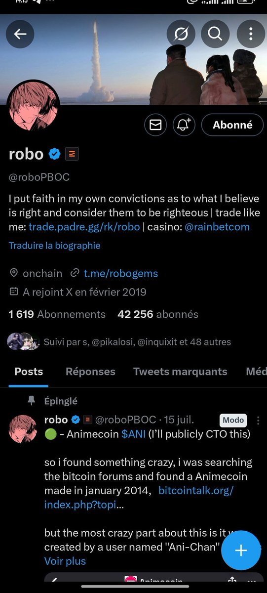 alextheexplore's tweet photo. @roboPBOC @TheCryptoChefX Done ✅Tagged
@LightsLila
appreciate the drop
@TheCryptoChefX
&amp;
@roboPBOC https://t.co/zA29hnWKNS