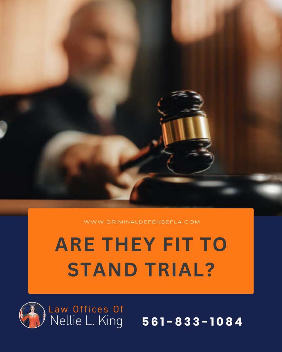 🧠 Competency to Stand Trial is crucial! A defendant must understand &amp; engage in their defense. If mental illness affects this, we ensure the court recognizes its importance. 

🔗 Learn more: criminaldefensefla.com/blog/competenc…