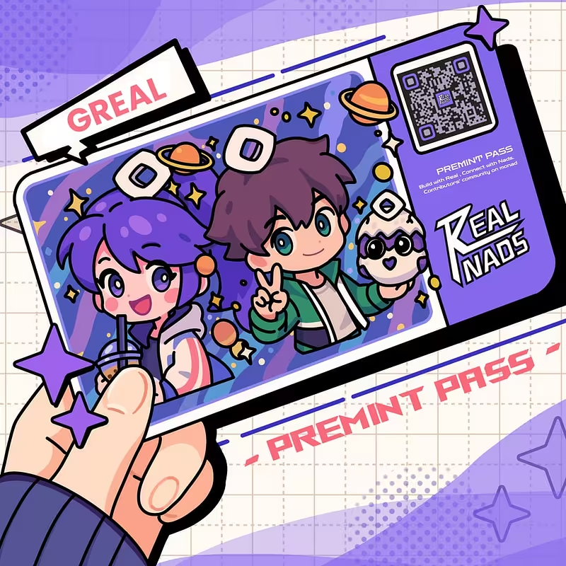 Bonus: Holders of the RealNads Premint Pass are able to unlock a bonus quest simply by holding the RealNads Premint Pass in their HaHa Wallet!

Don't forget to claim your free bonus karma ASAP 💜

Bonus quest ends 8th August.