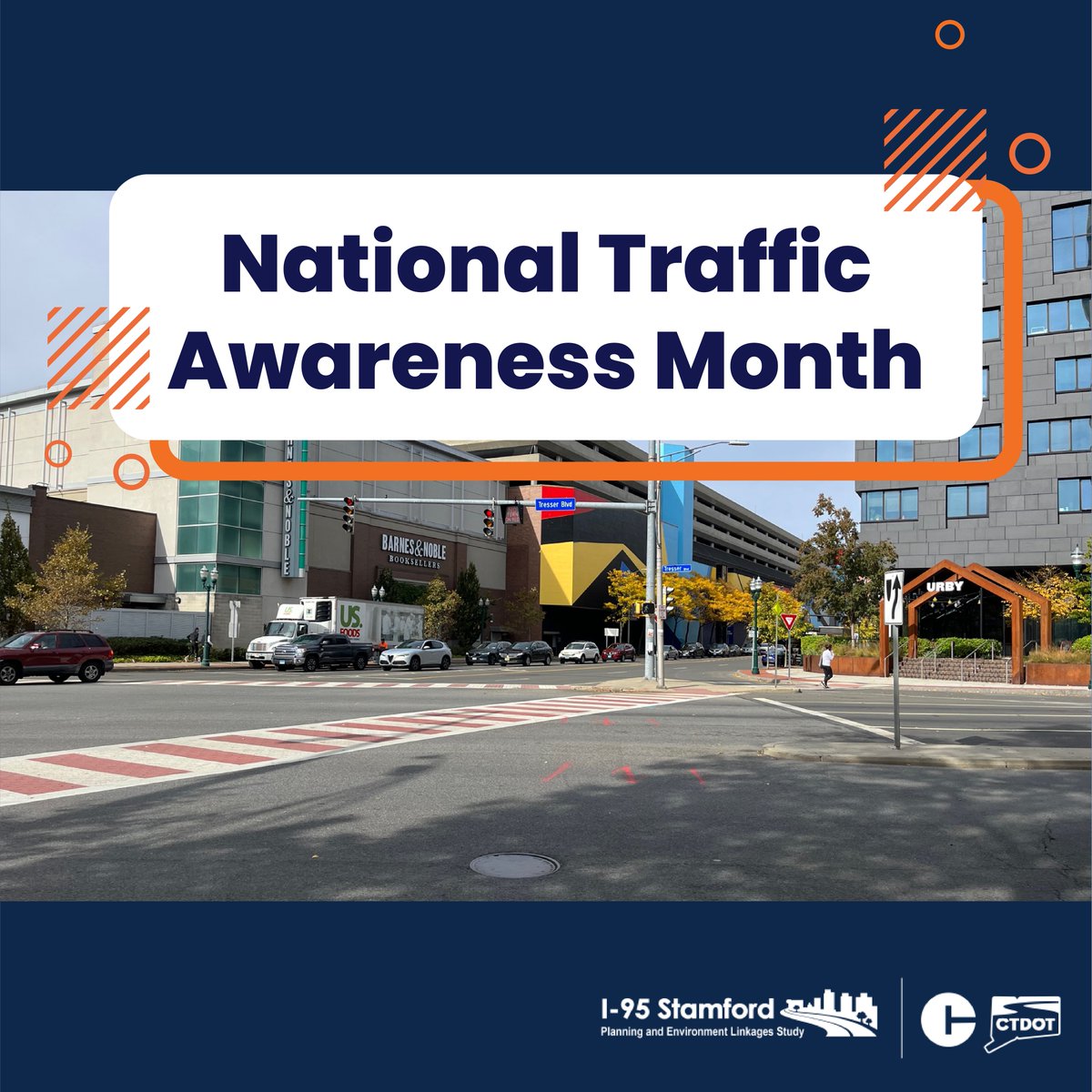 It’s National Traffic Awareness Month! Traffic safety impacts everyone. The I-95 Stamford PEL Study is exploring ways to reduce congestion and improve safety for all who travel through the corridor.

¡Feliz Día de la Conservación de la Naturaleza! Un recordatorio de por qué es