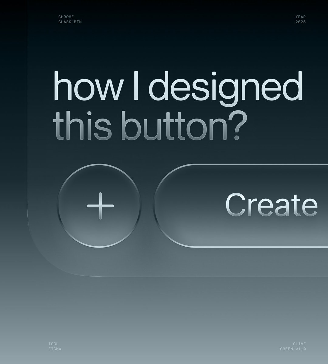 basit_designs's tweet image. So here is the Figma Tutorial.
Alot of you guys asked about this button design. So, here is the quick tutorial for it.

Check Threads 👇