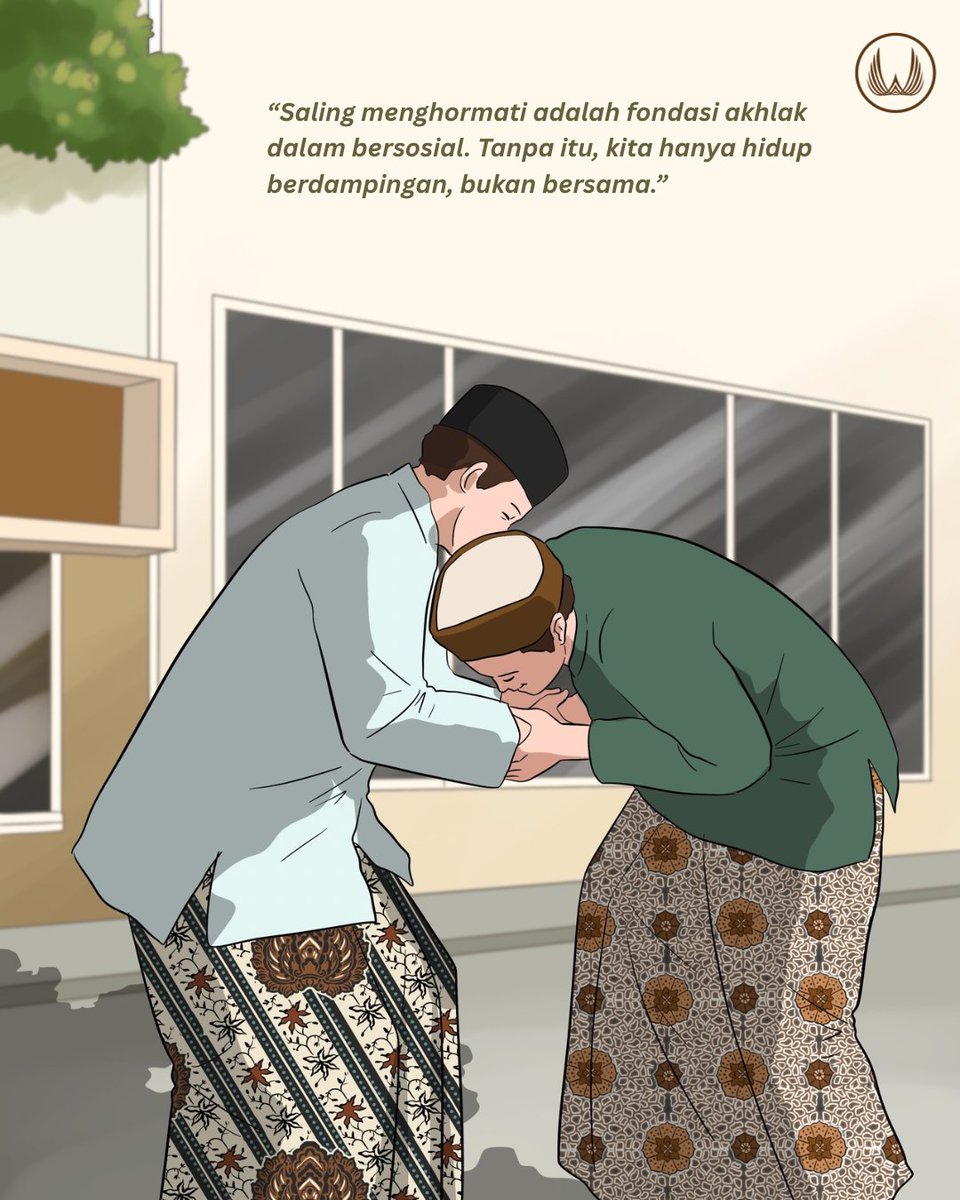 Masyarakat yang sehat dibangun bukan hanya oleh aturan, tapi oleh adab saling menghormati.
