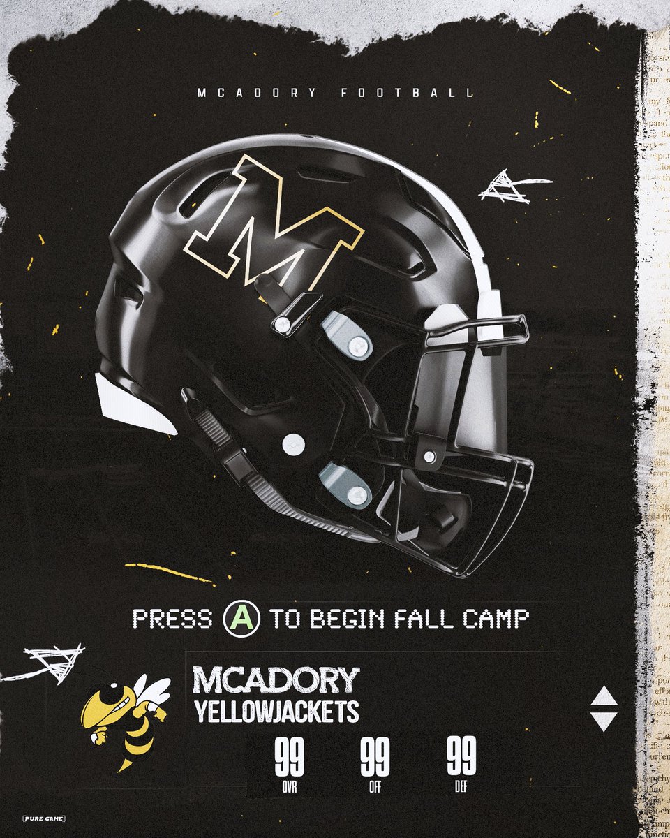 “Built in the summer. Proven in the fall. Today it starts! 
#FallCamp #TrustTheProcess”

J.A.C.K.E.T.S 🐝 #SWARM!