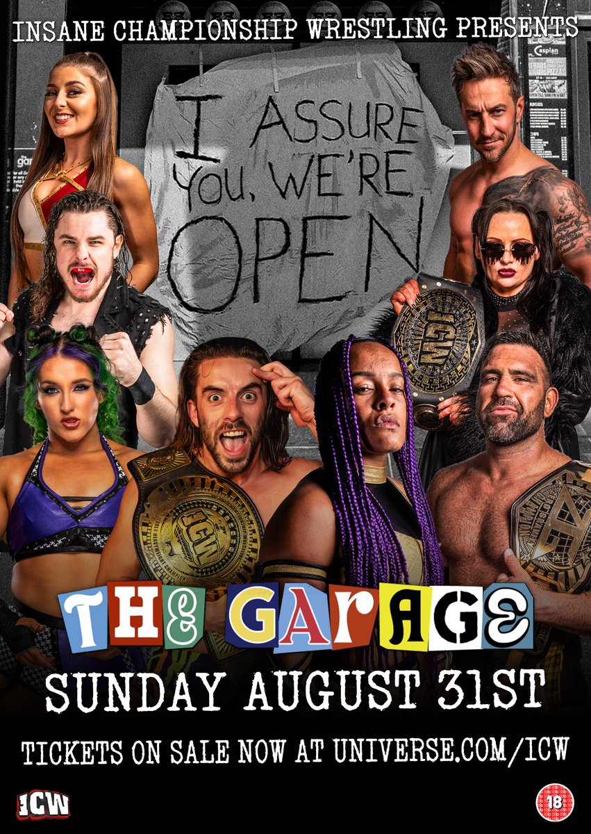 We're just 27 days away from ICW live! See SAnity, <a href="/DaniLuna_pro/">Dani Luna</a>, Lykos Gym and more! Tickets at universe.com/icw or watch on triller.tv