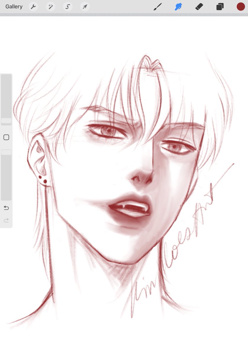 minjinxxi's tweet photo. Illust Study 01

experimenting to refine my style &amp; I also want to start creating my OCs. Or one of them can be a #fanart #MysterySaja hehe💜

#handsomeoc #hotoc #procreateart #ipaddraw #drawingstudy #Illustrator #illustration #oc #ocdrawing #mangastyle #semirealistic #mangaart https://t.co/Ylhm3eU0TF
