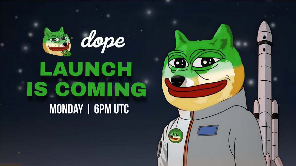 $DOPE - The Illegitimate Lovechild of Doge &amp; Pepe 🐶🐸💊

Somewhere deep in the blockchain sewer, Doge 🐶 and Pepe 🐸 had an awkward staring contest…
…one thing led to another, it turned into a one-night stand.… and BOOM 💥

9 months later, out popped $DOPE - a cursed yet