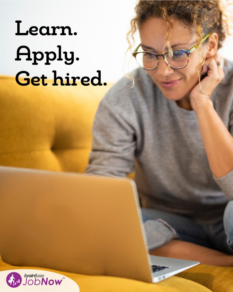 Upskill from your couch 🛋️  Brainfuse JobNow gives you access to job tools, resume labs, and career coaching you can use from anywhere. 

Start now with your library card! ➡️ ow.ly/yKJZ50WxWcJ

#RemoteLearning #JobReady  #JobNow