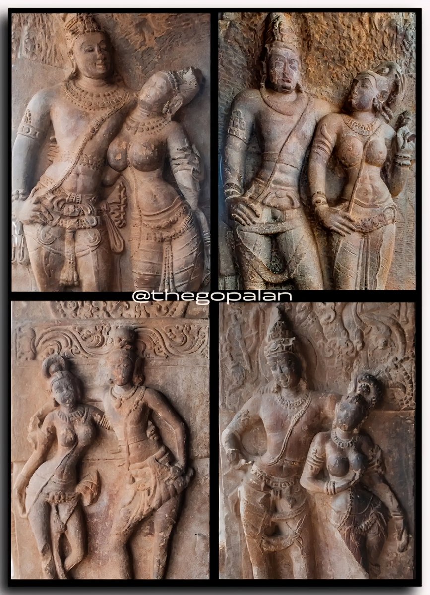A royal duo earned both Varna - Brahmin and Kshatriya titles proudly pose at Pattadakal.

According to ancient scriptures, everyone is initially born a Shudra and must achieve their Varna through their profession.

After xitians invaders destroyed our value system, this has