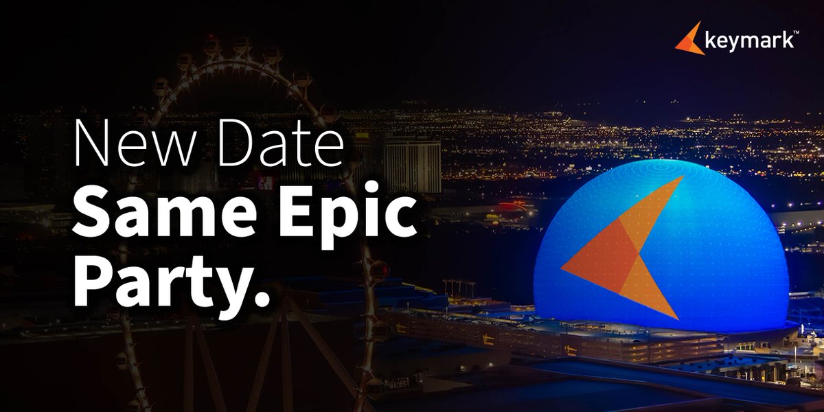 KeyMarkInc's tweet image. KeyMark Customer Appreciation Night at the Sphere will now take place on Tuesday, August 26th! 

We’ve got your seat, your shuttle, your drinks, and of course — that big ole beauty of an LED orb.

#teamKeyMark #CommunityLive25 #TheSphere #VivaLasVegas