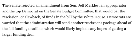 dabbs346's tweet photo. Susan Collins voted yet again against barring rescissions from the White House.

No bigger phony in the Senate. She continues to give away her power as Appropriations Chair. 

#mesen #mepolitics https://t.co/W9pmUy4WfB